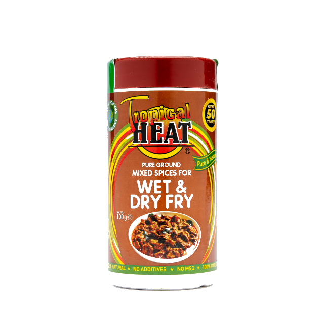 Tropical Heat Mixed Spices Wet & Dry Fry 100Gm Jar